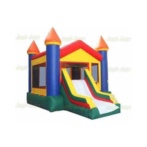 Jungle Jumps Inflatable Bouncers V-Roof Castle Combo by Jungle Jumps 781880288909 CO-1183-B V-Roof Castle Combo by Jungle Jumps SKU # CO-1183-B