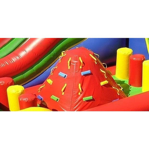Jungle Jumps Water Parks & Slides 13'H Inside Obstacle Course & Slide II by Jungle Jumps 781880215622 IN-OC114-A 13'H Inside Obstacle Course & Slide II by Jungle Jumps SKU#IN-OC114-A