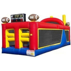 Jungle Jumps Water Parks & Slides 14'H Enclosed Sports Inflatable Obstacle by Jungle Jumps 10'H Tropical Run N Splash by Jungle Jumps SKU#SL-1171-A
