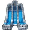 Image of Jungle Jumps Water Parks & Slides 20'H Double Lane Marble and Blue Slide by Jungle Jumps 781880263128 SL-WS165-C 20'H Double Lane Marble and Blue Slide by Jungle Jumps SKU# SL-WS165-C