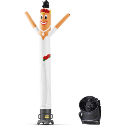 Look Our Way 10 Feet Air Dancer 10 Foot Bride Inflatable Air Dancer with Blower by Look Our Way 608603845204 10M0120033 10 ft Bride Inflatable Air Dancer w/ Blower by Look Our Way 10M0120033