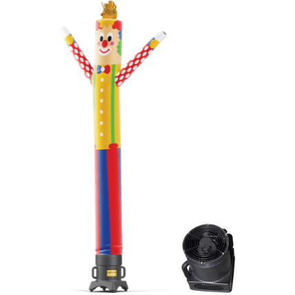 Look Our Way 10 Feet Air Dancer 10 Foot Clown Inflatable Air Dancer with Blower by Look Our Way 10M0120042 10 ft Clown Inflatable Air Dancer w/ Blower by Look Our Way 10M0120042