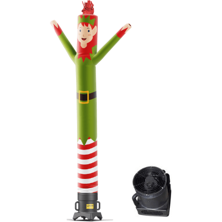 Look Our Way 10 Feet Air Dancer 10 Foot Elf Air Dancers Inflatable Tube Man with Blower by Look Our Way 10M0120056 10 Ft Elf Air Dancers Inflatable Tube Man with Blower by Look Our Way