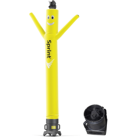 Look Our Way 10 Feet Air Dancer 10 Foot Sprint Yellow SALE Tube Air Dancer with Blower by Look Our Way 10M0120013