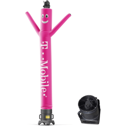 Look Our Way 10 Feet Air Dancer 10 Foot T-Mobile Pink SALE Tube Air Dancer with Blower by Look Our Way 10M0120010