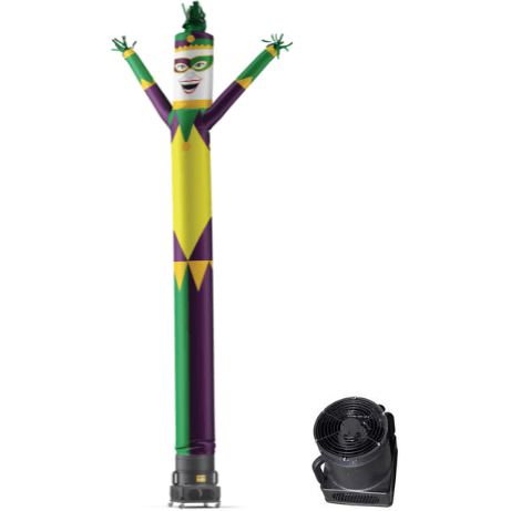 Look Our Way 20 Feet Air Dancer 20 Foot Jester Mardis Gras style themed Inflatable Air Dancer with Blower by Look Our Way 10M0180058 20 ft. Jester Mardis Gras style themed Inflatable Air Dancer w/ Blower