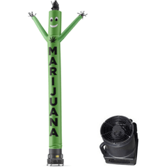 Look Our Way 20 Feet Air Dancer 20ft Marijuana Air Dancers Inflatable Tube Man with Blower by Look Our Way 609465721262 10M0200056 20ft Marijuana Air Dancers Inflatable Tube Man w/ Blower Look Our Way