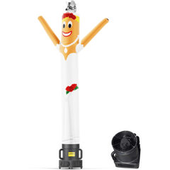 Look Our Way 6 Feet Air Dancer 6 Foot Bride Inflatable Tube Man Air Dancer with Blower by Look Our Way 10M0090034 6 ft. Bride Inflatable Tube Man Air Dancer with Blower by Look Our Way