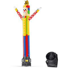 Look Our Way 6 Feet Air Dancer 6 Foot Clown Character Series Air Dancers Inflatable with Blower by Look Our Way 10M0090039 6 Foot Clown Character Series Air Dancers Inflatable with Blower 
