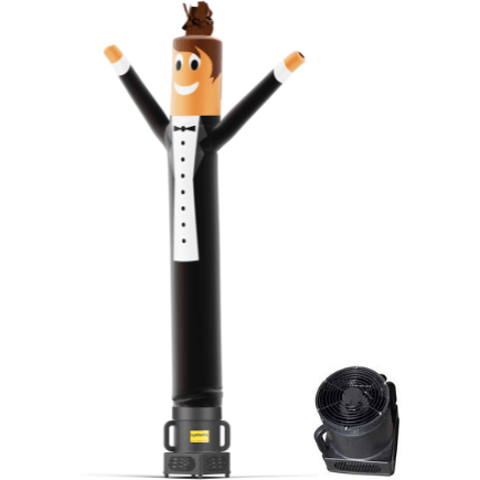 Look Our Way 6 Feet Air Dancer 6 Foot Groom Inflatable Tube Man Air Dancer with Blower by Look Our Way 10M0090035 6 ft. Groom Inflatable Tube Man Air Dancer with Blower by Look Our Way