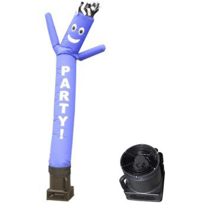 Look Our Way 6 Feet Air Dancer 6 Foot Party! Blue Air Dancer with Blower by Look Our Way 11M0200240 6 Foot Party! Blue Air Dancer with Blower by Look Our Way 11M0200240