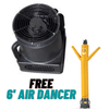 Image of Look Our Way air dancer Yellow Buy 9" Diameter and get FREE 6 ft tall Air Dancers Free-11M0200229 6ft tall Air Dancers by Look Our Way SKU# P-11M0200249