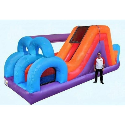 Magic Jump Inflatable Bouncers 10.6' H U Slide N Splash Obstacle by Magic Jump 10.6' H U Slide N Splash Obstacle by Magic Jump SKU# 28862o