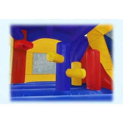 Magic Jump Inflatable Bouncers 12'H 6 in 1 Fun House Combo Wet or Dry by Magic Jump 12'H 6 in 1 Fun House Combo Wet or Dry by Magic Jump SKU# 34291w