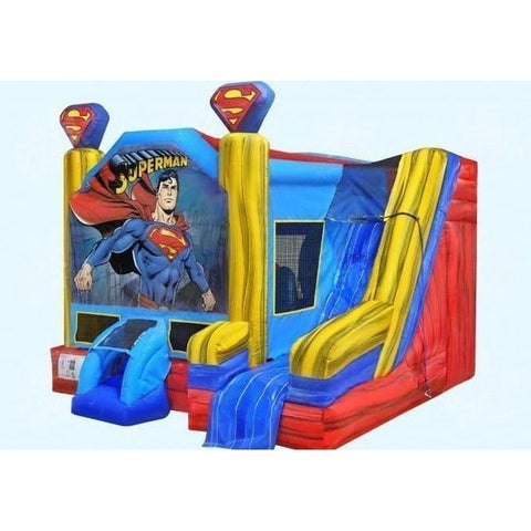 Magic Jump Inflatable Bouncers 13'5"H Superman 6 in 1 Combo Wet or Dry by Magic Jump 13'5"H Superman 6 in 1 Combo Wet or Dry by Magic Jump SKU# 48072s