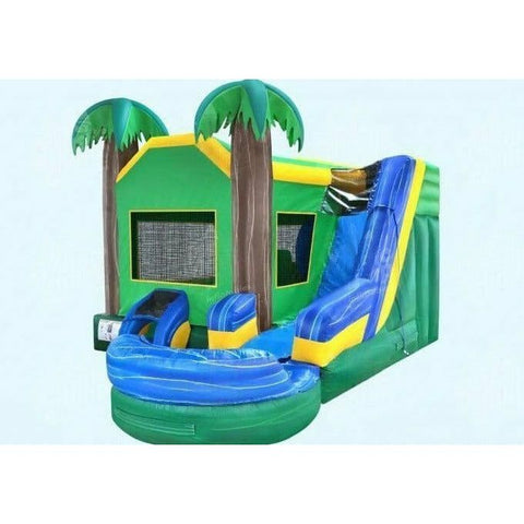 Magic Jump Inflatable Bouncers 13'H 6 in 1 Tropical Combo Wet or Dry by Magic Jump 13'H 6 in 1 Tropical Combo Wet or Dry by Magic by Magic Jump SKU# 37461t