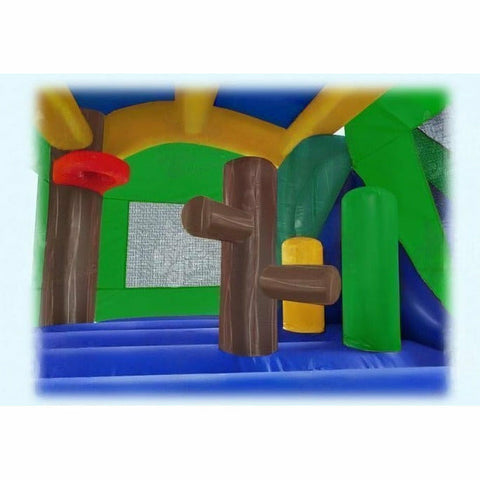 Magic Jump Inflatable Bouncers 13'H 6 in 1 Tropical Combo Wet or Dry by Magic Jump 13'H 6 in 1 Tropical Combo Wet or Dry by Magic by Magic Jump SKU# 37461t
