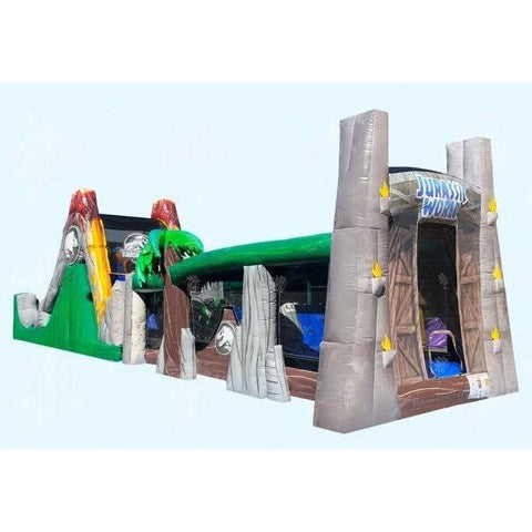 Magic Jump Inflatable Bouncers 13'H Jurassic World 50 Obstacle Course Wet or Dry by Magic Jump 14'H Jurassic Park 6 in 1 Combo Wet or Dry by Magic Jump SKU# 51052j