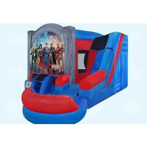 Magic Jump Inflatable Bouncers 13''H Justice League 6 in 1 Combo Wet or Dry by Magic Jump 13''H Justice League 6 in 1 Combo Wet or Dry by Magic Jump SKU#48461j