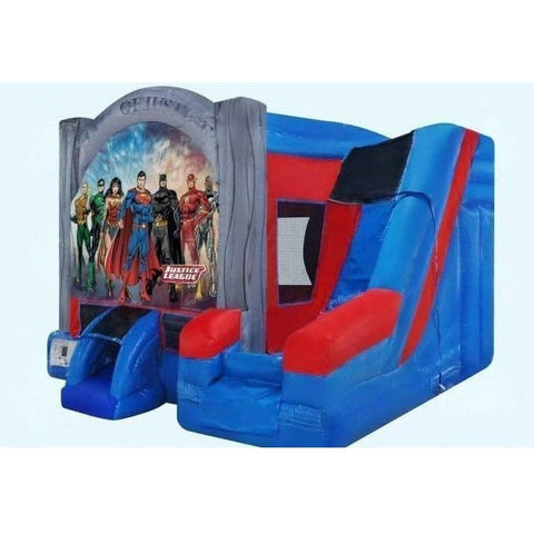 Magic Jump Inflatable Bouncers 13''H Justice League 6 in 1 Combo Wet or Dry by Magic Jump 13''H Justice League 6 in 1 Combo Wet or Dry by Magic Jump SKU#48461j