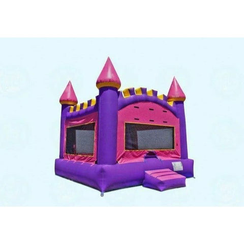 Magic Jump Inflatable Bouncers 13' x 13' Arched Pink Castle by Magic Jump 781880259084 13724c 13' x 13' Arched Pink Castle by Magic Jump SKU#13724c