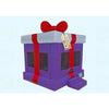 Image of Magic Jump Inflatable Bouncers 13' x 13' Gift Box Purple by Magic Jump 781880258735 13871g 13' x 13' Gift Box Purple by Magic Jump SKU#13871g