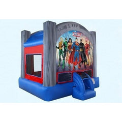 Magic Jump Inflatable Bouncers 13'x13' Justice League Bounce House by Magic Jump 781880225638 48193j Justice League Bounce House by Magic Jump SKU# 48193j/48831j