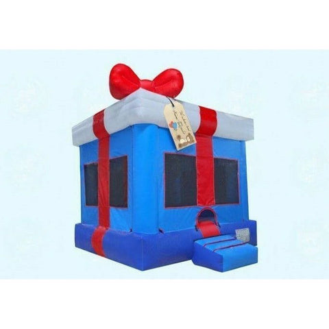 Magic Jump Inflatable Bouncers 14'H Gift Box Blue by Magic Jump 14'H Gift Box Blue by Magic Jump  SKU#15491b SKU#13491b