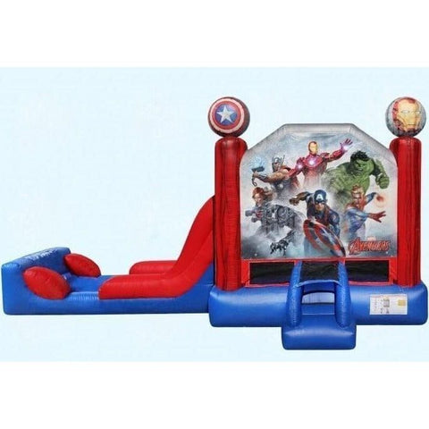 Magic Jump Inflatable Bouncers 14'H Marvel Avengers EZ Combo Wet or Dry by Magic Jump 14'H Marvel Avengers EZ Combo Wet or Dry by Magic Jump SKU#78386m