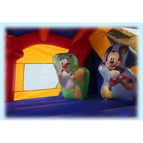 Magic Jump Inflatable Bouncers 14'H Mickey and Friends 6 in 1 Combo Wet or Dry by Magic Jump 14'H Mickey and Friends 6 in 1 Combo Wet or Dry by Magic Jump SKU# 32491m