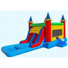 Magic Jump Inflatable Bouncers 15'H Dual Castle Wet or Dry by Magic Jump 15'H Dual Castle Wet or Dry by Magic Jump SKU# 23654d