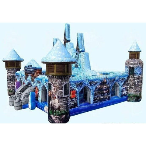 Magic Jump Inflatable Bouncers 16'H Disney Frozen 2 Playground Combo by Magic Jump 781880241645 24643f 16'H Disney Frozen 2 Playground Combo by Magic Jump SKU#24643f