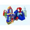 Image of Magic Jump Inflatable Bouncers 16'H Spidey and His Amazing Friends Playground Combo by Magic Jump 16'3"H Spider-Man 50 Obstacle Course Wet or Dry Magic Jump SKU#73309s