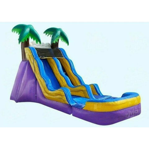 Magic Jump Inflatable Bouncers 17 Tropical Blast Slide by Magic Jump 16'H Trolls 6 in 1 Combo Wet or Dry by Magic Jump SKU#50632t