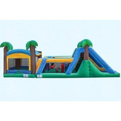 Magic Jump Inflatable Bouncers 45 Tropical Bounce House Obstacle by Magic Jump 45 Tropical Bounce House Obstacle by Magic Jump SKU# 83514o