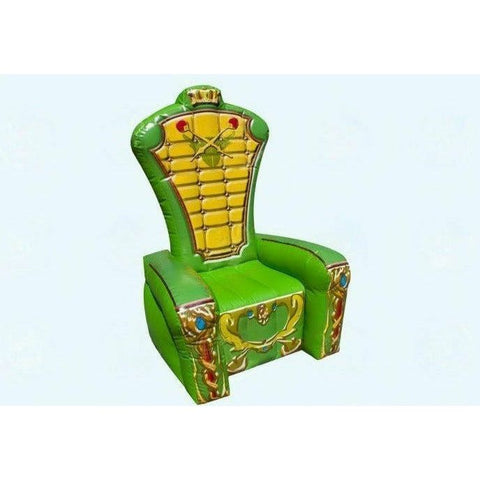 Magic Jump Inflatable Bouncers 6'H Green Throne by Magic Jump 781880280965 32015t 6'H Green Throne by Magic Jump SKU#32015t