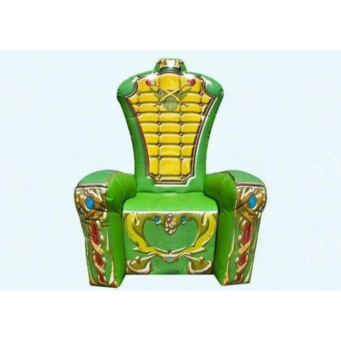 Magic Jump Inflatable Bouncers 6'H Green Throne by Magic Jump 781880280965 32015t 6'H Green Throne by Magic Jump SKU#32015t