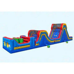 Magic Jump Inflatable Bouncers Primary Colors-Standard 16'H Double Slide OC by Magic Jump 781880237006 62362O-Primary Colors 16'H Double Slide OC by Magic Jump SKU# 62362O