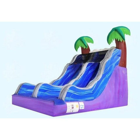 Magic Jump Water Parks & Slides 15 Tropical Paradise Slide by Magic Jump 12'H Tropical Dual Slide by Magic Jump SKU# 17618t