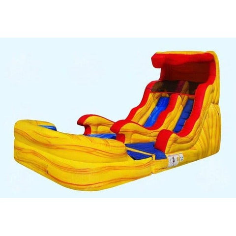 Magic Jump Water Parks & Slides Pool (Removable) 15'H Flammin Wave Slide by Magic Jump 781880257721 14602f-Pool (Removable) 20'H Flammin Wave Slide Slide by Magic Jump SKU# 28613f