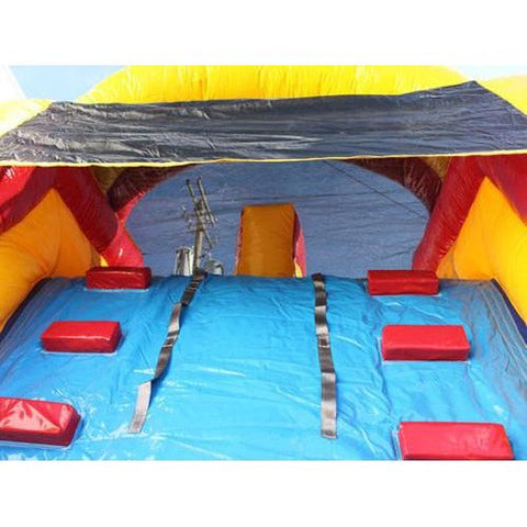 Moonwalk USA Inflatable Bouncer 62'Lx15'H Red Wet n Dry Obstacle by MoonWalk USA