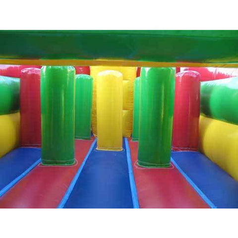 Moonwalk USA Inflatable Bouncer 66'Lx18'H Wet n Dry Obstacle by MoonWalk USA 66'Lx18'H Wet n Dry Obstacle by Moon Walk USA