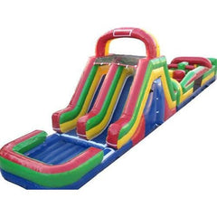 Moonwalk USA Inflatable Bouncers Included 62'Lx15'H Wet N Dry Obstacle Green by MoonWalk USA 62'Lx15'H Wet N Dry Obstacle Green by MoonWalk USA SKU# O-122-G