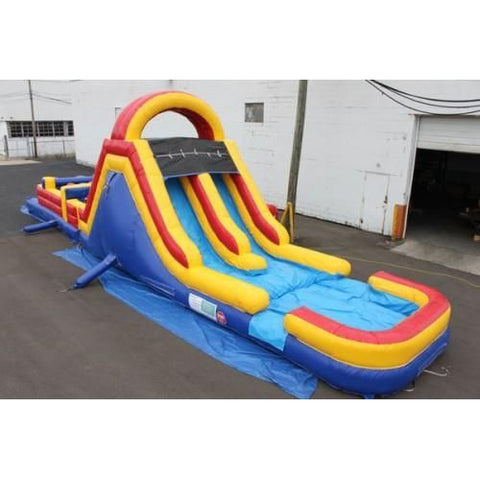 12'H 45'L Obstacle Course Wet n Dry by MoonWalk USA (Red) SKU# O-124-R