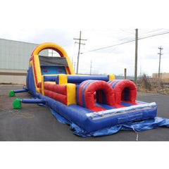12'H 45'L Obstacle Course Wet n Dry by MoonWalk USA (Red)
