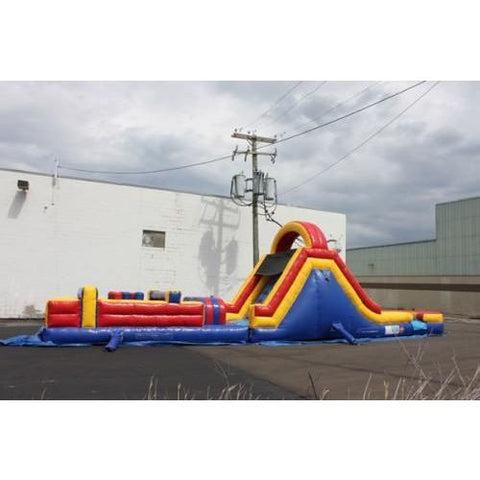 12'H 45'L Obstacle Course Wet n Dry by MoonWalk USA (Red) SKU# O-124-R