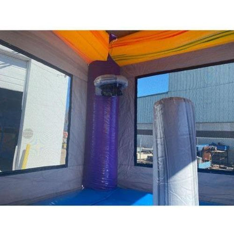 Moonwalk USA Obstacle Course 13' H 2-LANE PURPLE COMBO WET N DRY by MoonWalk USA