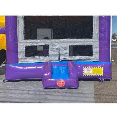 Moonwalk USA Obstacle Course 13' H 2-LANE PURPLE COMBO WET N DRY by MoonWalk USA