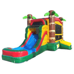 Moonwalk USA Obstacle Course 16' H PALM TREE COMBO WET N DRY by MoonWalk USA