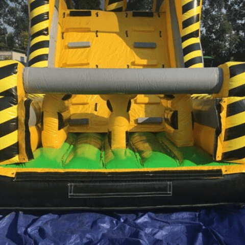 Moonwalk USA Obstacle Course 17'H 34'L 2-Lane Toxic Slide Piece by MoonWalk USA 17'H 34'L 2-Lane Toxic Slide Piece by MoonWalk USA SKU# O-162-WLG